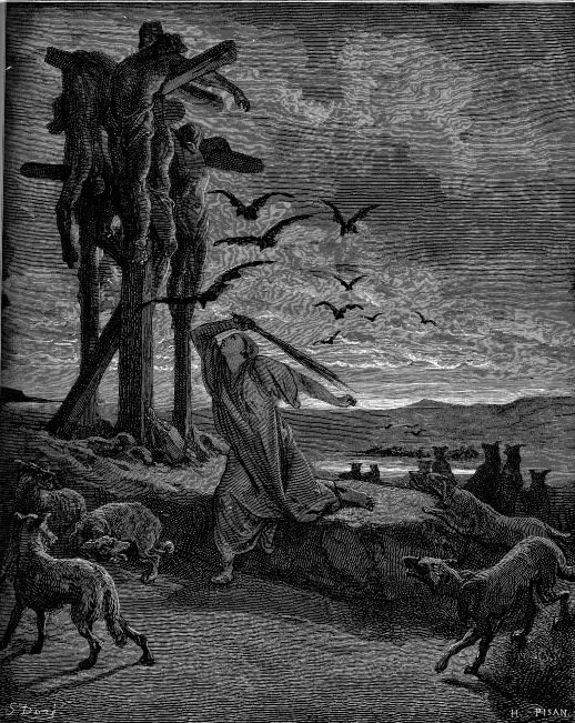 Rizpa's zorg voor de doden - Gustave Dor